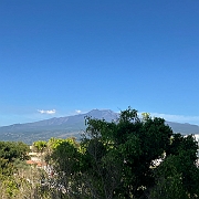 008 Als eerste maar een foto van ons uitzicht op de Etna gemaakt